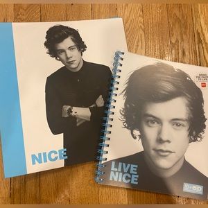 Harry Styles One Direction 2013 Office Depot Binder and Notebook Bundle